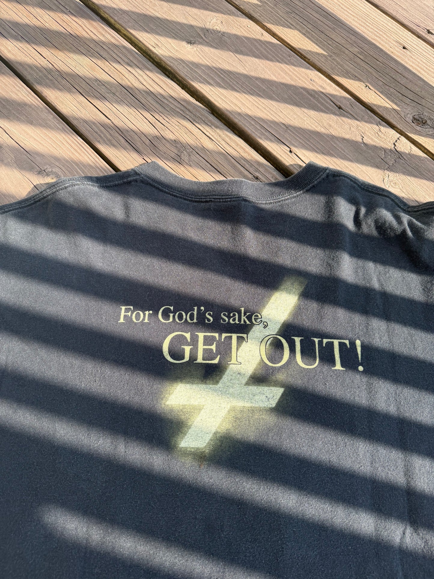Amittyville Horror For God's Sake Get Out Size Large