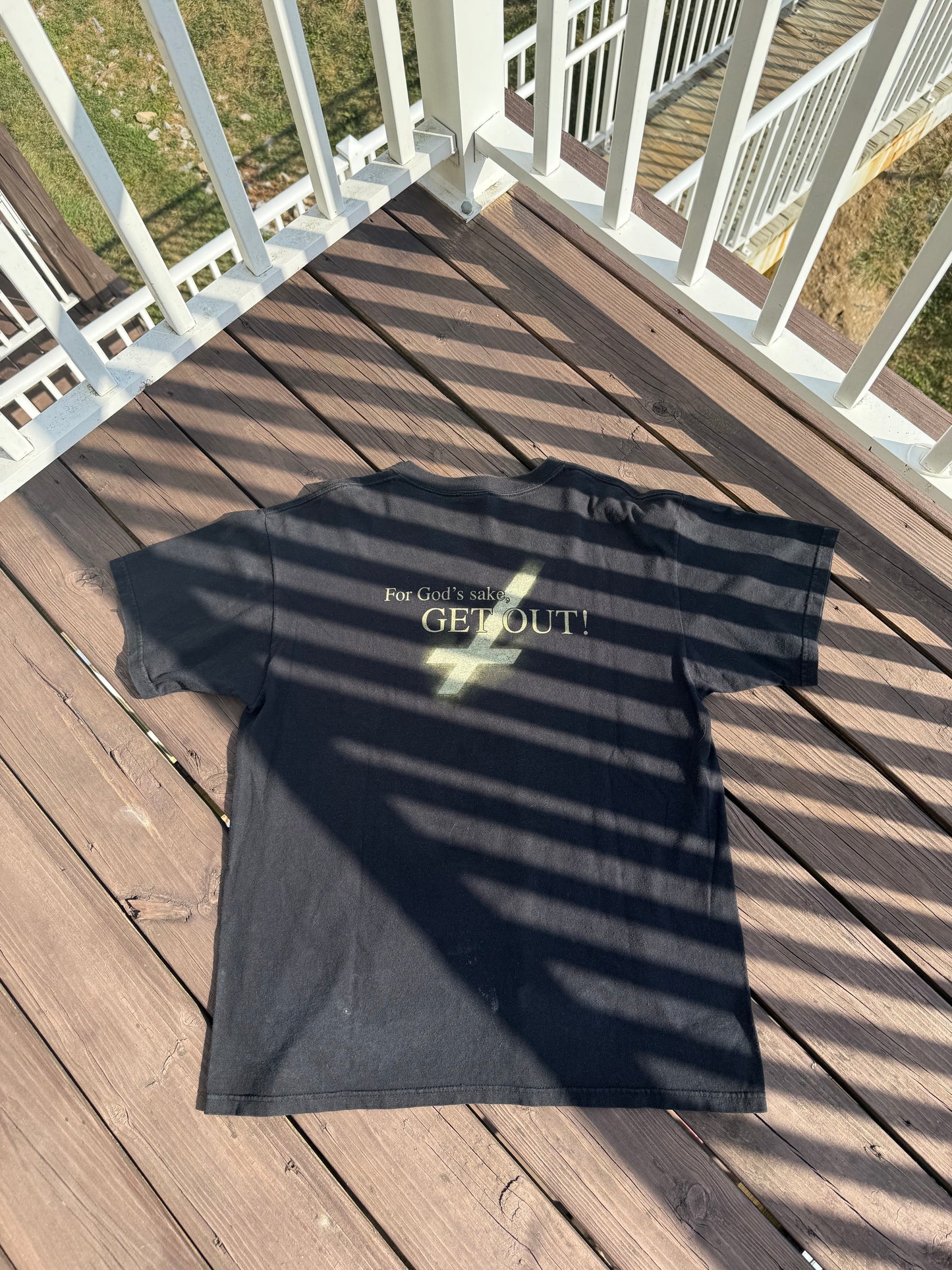 Amittyville Horror For God's Sake Get Out Size Large